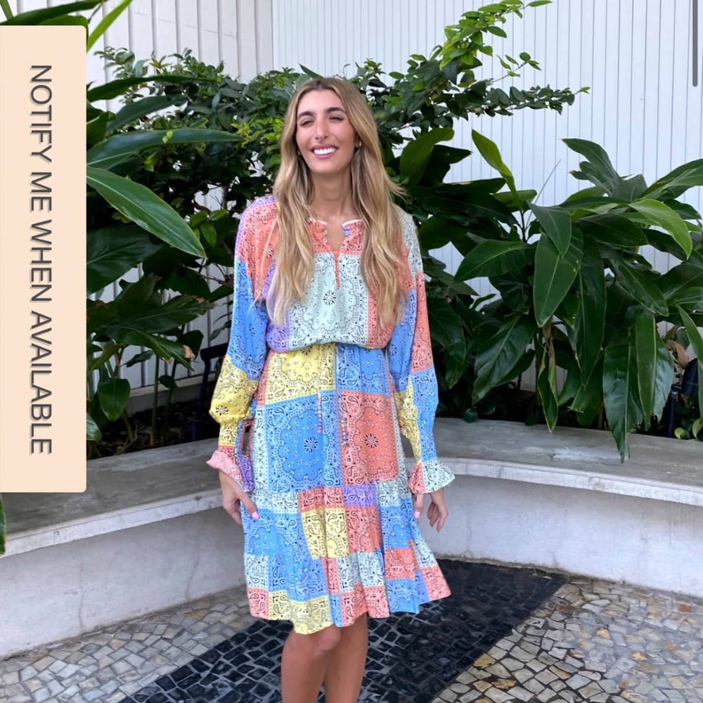 NWT eliyas label layla dress in bandana